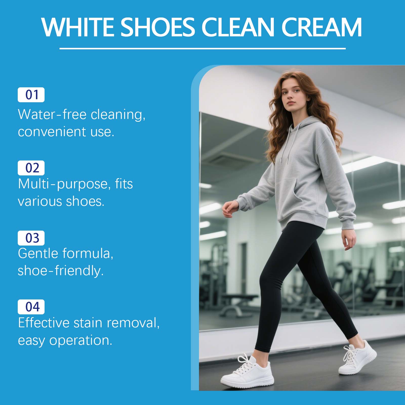 White Shoe Cleaner Cream Water - Sneaker Care Whitener avis et prix