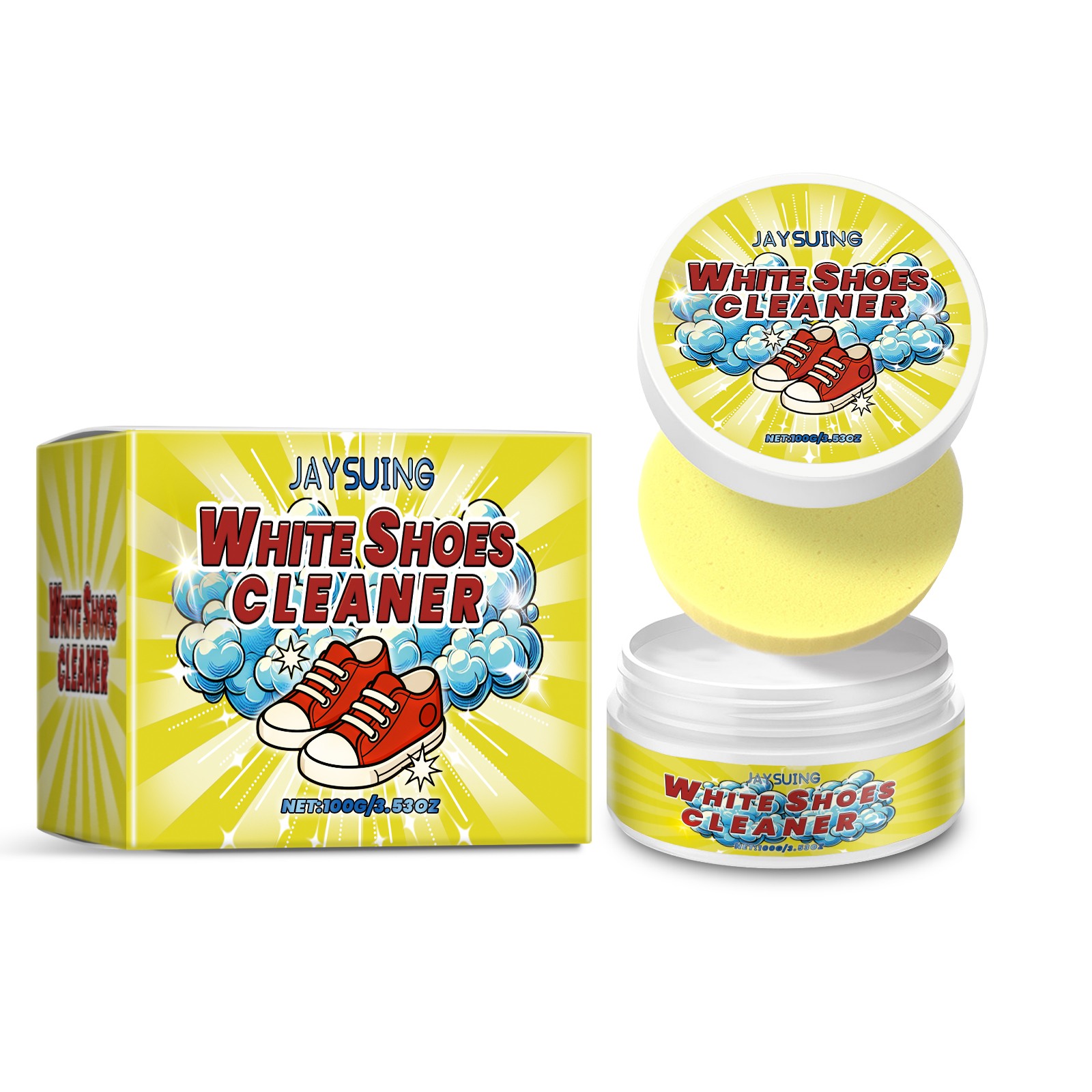 White Shoes Cleaning Cream Sta - Sneaker Care Whitener avis et prix