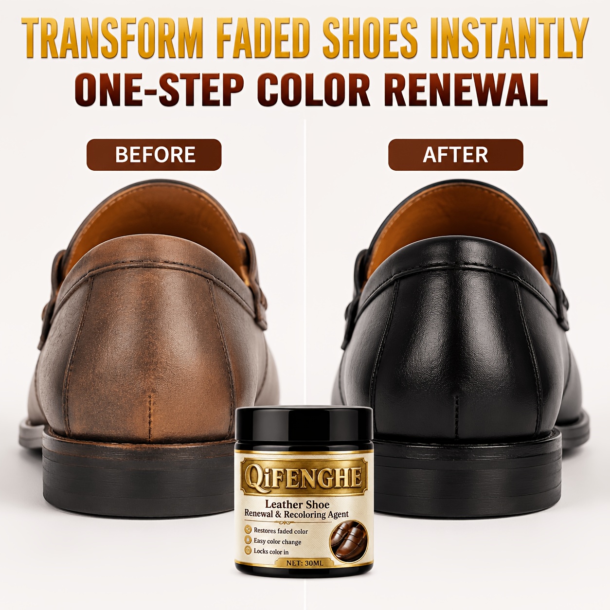 Leather Shoe Renewal Recolorin - Shoe Polish Cream avis et prix