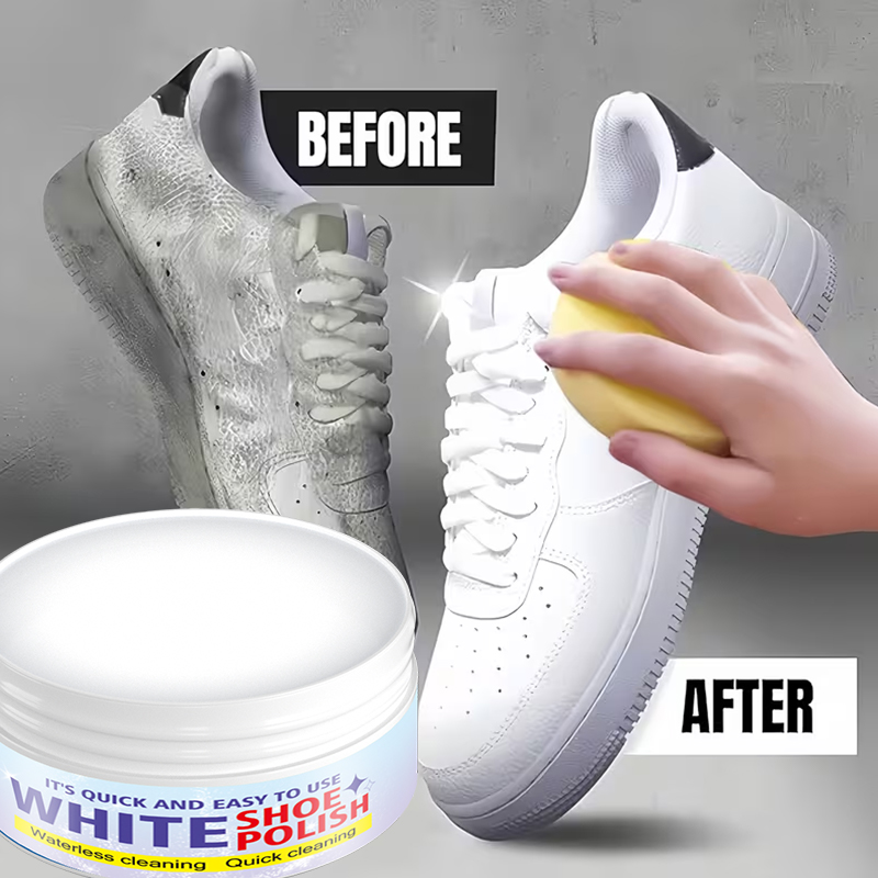 White Shoe Care Cream, Polishi - Sneaker Care Whitener avis et prix