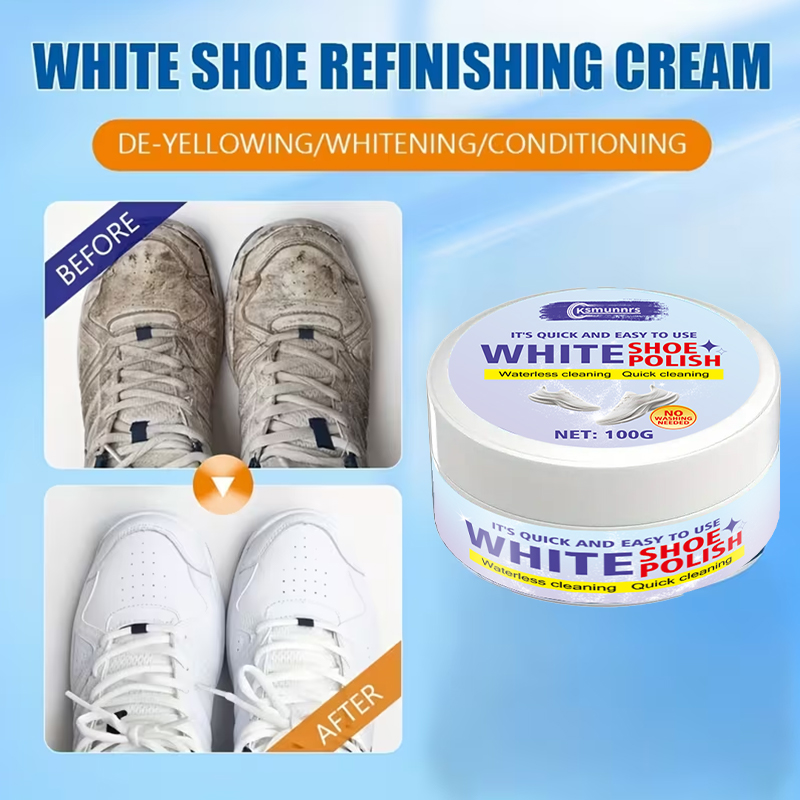 White Shoe Care Cream, Polishi - Sneaker Care Whitener avis et prix