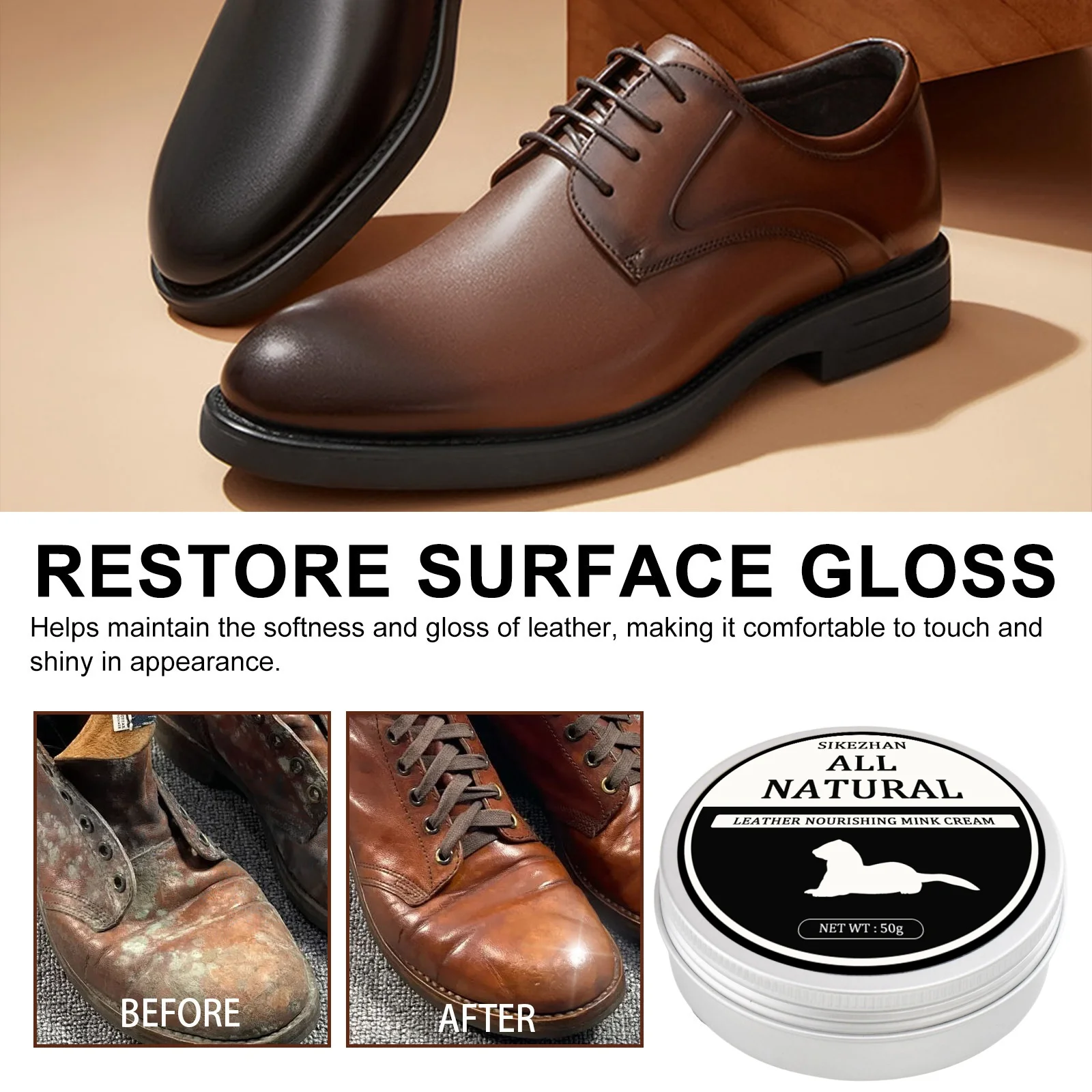 SIKEZHAN Leather Sofa Cleaner  - Shoe Polish Cream avis et prix