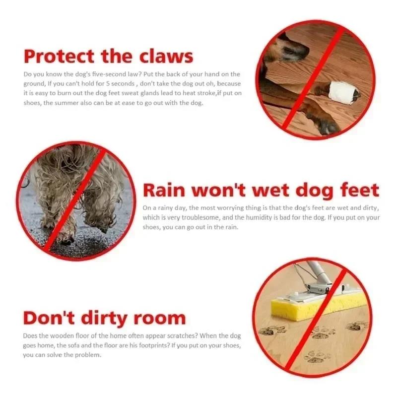 New 4pcs Waterproof Pet Dog Sh - Shoe Polish Cream avis et prix