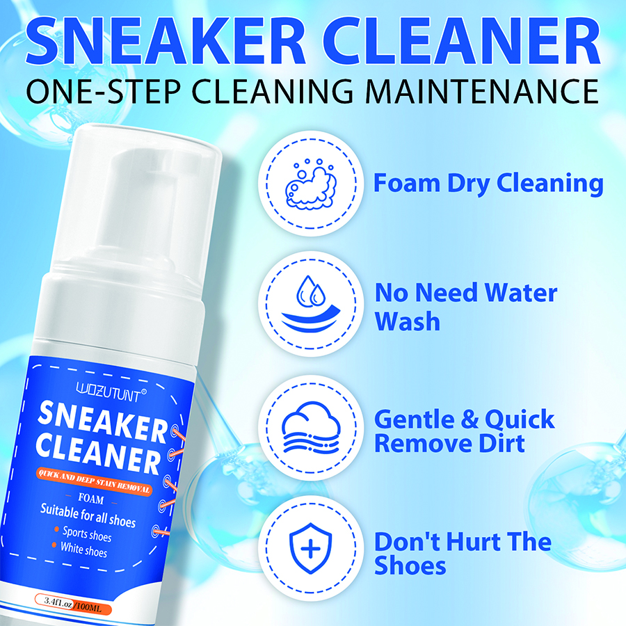 Footwear Cleaner Sneaker Foam  - Sneaker Care Whitener avis et prix