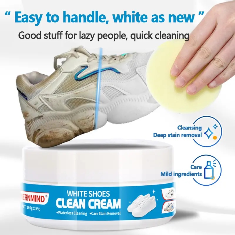 White Shoe Cleaner Cream Sneak - Sneaker Care Whitener avis et prix